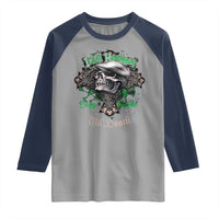 Funny Irish Pride Raglan Shirt Irish Hooligan Stay True Till Death Flat Cap Skull
