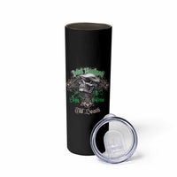 Funny Irish Pride Skinny Tumbler Irish Hooligan Stay True Till Death Flat Cap Skull