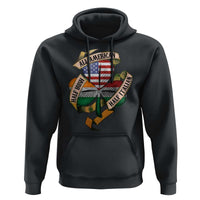 Half Irish Half Italian All American Hoodie Vintage Flag Shamrock Heritage