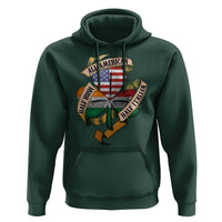 Half Irish Half Italian All American Hoodie Vintage Flag Shamrock Heritage