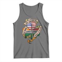 Half Irish Half Italian All American Tank Top Vintage Flag Shamrock Heritage
