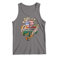 Half Irish Half Italian All American Tank Top Vintage Flag Shamrock Heritage