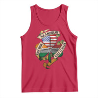 Half Irish Half Italian All American Tank Top Vintage Flag Shamrock Heritage