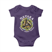 Ostara Balance Rebirth Renewal Baby Onesie Ostara Pagan Eostre Easter Day Three Hares