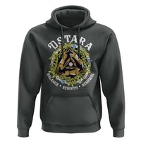 Ostara Balance Rebirth Renewal Hoodie Ostara Pagan Eostre Easter Day Three Hares