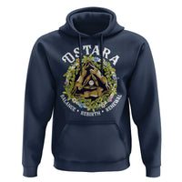 Ostara Balance Rebirth Renewal Hoodie Ostara Pagan Eostre Easter Day Three Hares