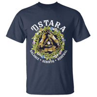 Ostara Balance Rebirth Renewal T Shirt Ostara Pagan Eostre Easter Day Three Hares