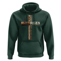 He Is Not Here For He Is Risen Just As He Said Hoodie Christian Easter Day Religious Bible Verse Cross