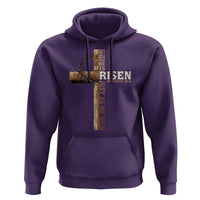 He Is Not Here For He Is Risen Just As He Said Hoodie Christian Easter Day Religious Bible Verse Cross
