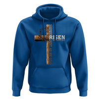 He Is Not Here For He Is Risen Just As He Said Hoodie Christian Easter Day Religious Bible Verse Cross