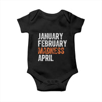Funny Basketball Baby Onesie January February Madness April Month