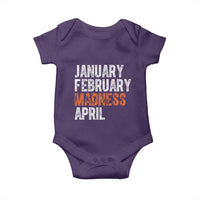 Funny Basketball Baby Onesie January February Madness April Month