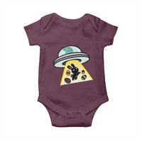 Funny Easter Day UFO Alien Bunny Baby Onesie