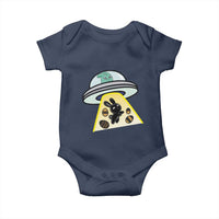 Funny Easter Day UFO Alien Bunny Baby Onesie