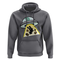 Funny Easter Day UFO Alien Bunny Hoodie