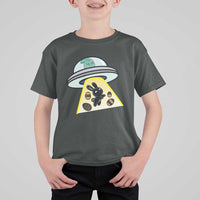 Funny Easter Day UFO Alien Bunny T Shirt For Kid