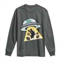 Funny Easter Day UFO Alien Bunny Long Sleeve Shirt