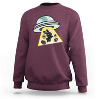 Funny Easter Day UFO Alien Bunny Sweatshirt