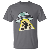 Funny Easter Day UFO Alien Bunny T Shirt