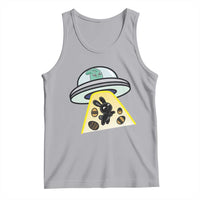 Funny Easter Day UFO Alien Bunny Tank Top