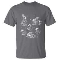 Funny Easter Day Spooky Bunny Chicks Skeleton T Shirt