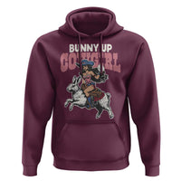 Funny Easter Day Western Hoodie Bunny Up Cowgirl Country Bunny