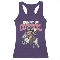 Funny Easter Day Western Racerback Tank Top Bunny Up Cowgirl Country Bunny