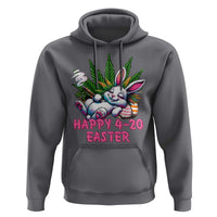 Funny Easter Day Cannabis Weed Hoodie Happy 420 Easter Bunny