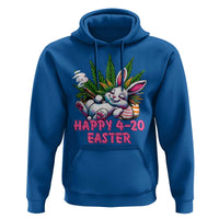 Funny Easter Day Cannabis Weed Hoodie Happy 420 Easter Bunny
