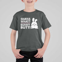 Funny Rabbit Guess What Bunny Butt T Shirt For Kid