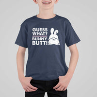 Funny Rabbit Guess What Bunny Butt T Shirt For Kid