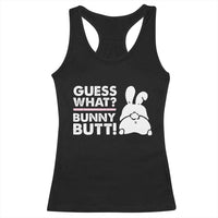 Funny Rabbit Guess What Bunny Butt Racerback Tank Top