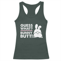 Funny Rabbit Guess What Bunny Butt Racerback Tank Top