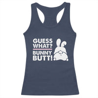 Funny Rabbit Guess What Bunny Butt Racerback Tank Top
