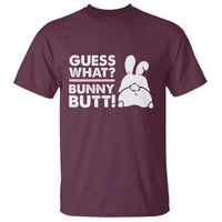 Funny Rabbit Guess What Bunny Butt T Shirt