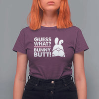 Funny Rabbit Guess What Bunny Butt T Shirt For Women