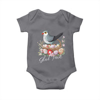 Funny Swedish Easter Day Baby Onesie Glad Pask Easter Eggs Cuckoo Bird
