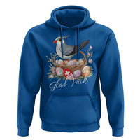 Funny Swedish Easter Day Hoodie Glad Pask Easter Eggs Cuckoo Bird