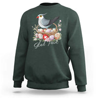Funny Swedish Easter Day Sweatshirt Glad Pask Easter Eggs Cuckoo Bird