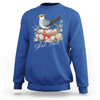 Funny Swedish Easter Day Sweatshirt Glad Pask Easter Eggs Cuckoo Bird