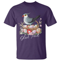 Funny Swedish Easter Day T Shirt Glad Pask Easter Eggs Cuckoo Bird