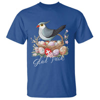 Funny Swedish Easter Day T Shirt Glad Pask Easter Eggs Cuckoo Bird