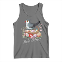 Funny Swedish Easter Day Tank Top Glad Pask Easter Eggs Cuckoo Bird