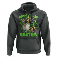 Funny Easter Day Christian Weed Hoodie Happy 420 Easter Jesus Smokes Stoner