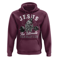 Funny Jesus The Ultimate Deadlifter Hoodie Christian Workout Gym