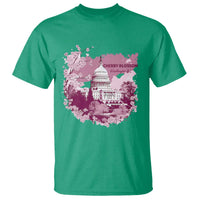 Washington DC Cherry Blossoms T Shirt Capitol Building Sakura