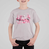 Washington DC Cherry Blossoms T Shirt For Kid Capitol Building Monuments Memorials Sakura