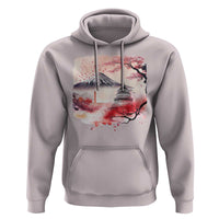 Washington DC Cherry Blossoms Monuments Memorials Hoodie Japanese Art Style Mount Fuji Sakura