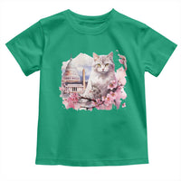 Washington DC Cat Cherry Blossoms Toddler T Shirt Capitol Building Monuments Memorials Sakura