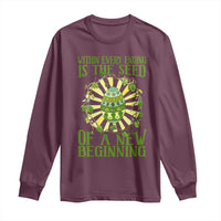 Within Every Ending Is The Seed Of A New Beginning Long Sleeve Shirt Ostara Pagan Eostre Easter Day